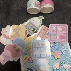 サンリオ　ステッカー　マスキングテープ