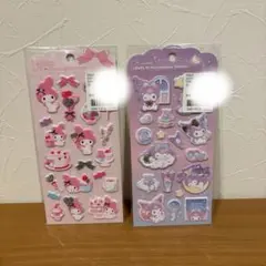 サンリオ　ジュエル　マシュマロステッカーズ マイメロディ　クロミ 2点セット