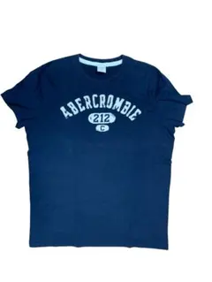 Abercrombie &Fitch ネイビー Tシャツ アバクロXL ゆったり