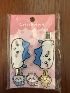 《公式》韓国限定 ちいかわ　ハチワレ　ヘアクリップ 前髪クリップ 新品