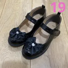 女の子19 フォーマルシューズ キッズパンプス 卒園 入学