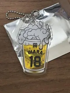 伊原陵人【阪神タイガース】2025ビール型アクリルキーホルダー
