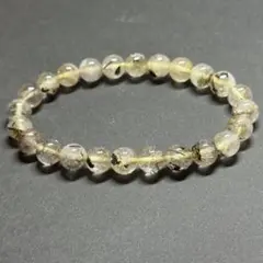 PB573 天然石パワーストーン ブラジル産ヘマタイトインルチルクォーツ ブレス