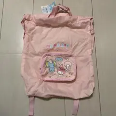 My Melody ピンク ナイロンバッグ