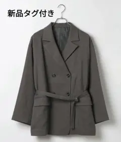 新品タグ付き　ダブルテーラードジャケットのサムネイル