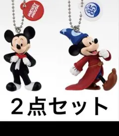 ファンタジア　一番くじ　キーホルダー　ミッキー　ミニフィギュアチャーム　C D