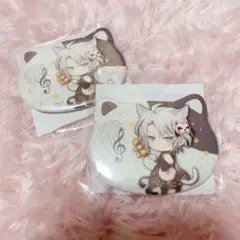 アイナナ ナンジャタウン 八乙女楽 ねこ 缶バッジ