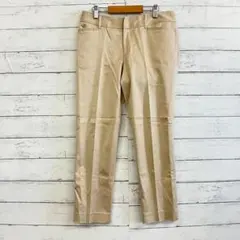 ニューヨーカー ストレッチパンツ アイボリー 64 美品 センタープレス