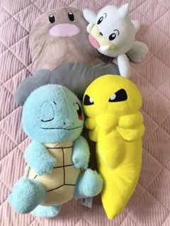 ポケモン ぬいぐるみまとめ売り ゼニガメ コクーン パウワウ ディグダ