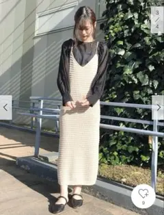 URBEN RESEARCH ガラアミニットキャミワンピース