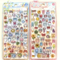 夏 立体シール ボンボンドロップシール2枚セット