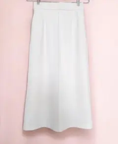 ✨最終価格✨【Elura】 ロングスカート　ナロースカート／白／Lサイズ