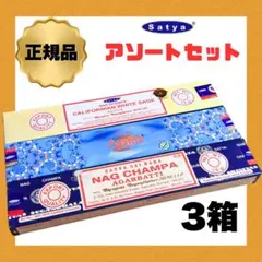 【3箱アソートセット】SATYAお香 ナグチャンパ/アースタ/ホワイトセージのサムネイル