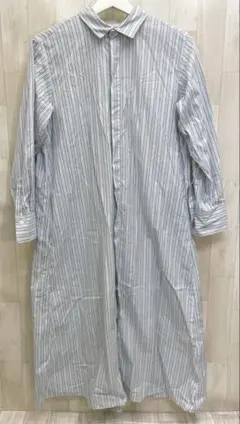 URBAN RESEARCH DOORS ストライプ マキシ シャツワンピース