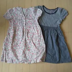 ユニクロ ワンピース 2枚セット 130