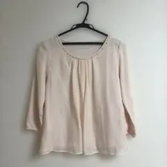 【美品】any SiS エニィスィス　長袖ブラウス　ピンク　入園式　入学式　M