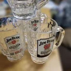 ジンビーム ジョッキ 4個セット柄違い