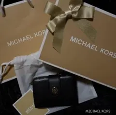 MICHAEL KORS 二つ折り財布 ブラックのサムネイル