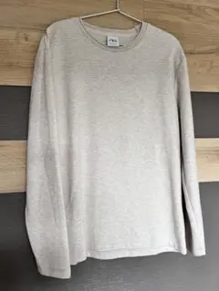 ZARA ライトグレー ロングスリーブ Tシャツ