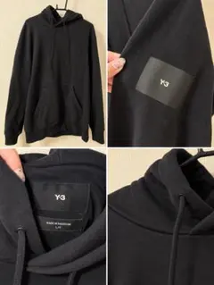 Y-3 ワイスリー パーカー フーディー ブラック L
