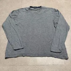 Eddie Bauer ロンt 長袖　tシャツ　ボーダー　Vネック　XLのサムネイル