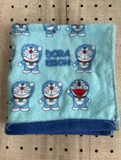 ドラえもん ミニタオル ハンカチ 水色