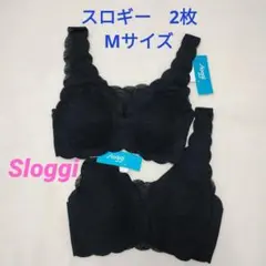 スロギー ゼロ フィール M 2枚_レース ボタニカル ハーフトップ　トリンプ