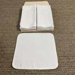 ガーゼタオルハンカチ 白　10枚　おしぼりにも　新品未使用品