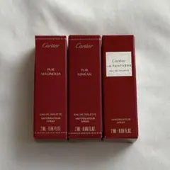 【新品未使用】カルティエ　香水　サンプル　3本セット
