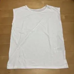 earth music&ecology ノースリーブTシャツ M ホワイト
