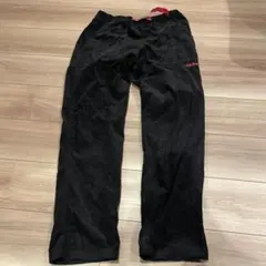 アディダス　コーデュロイパンツ　M Lブラック　ベイカーパンツ
