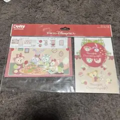 Duffy and Friends ストロベリーギフト ポストカードセット