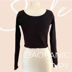 CIAOPANIC TYPY shay クロップド ロングスリーブTee フリー