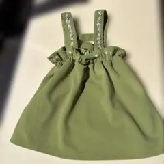 オリーブグリーン ワンピース 90cm