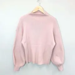 ロペピクニック ハイネックニット ピンク L 26-2006000001-08