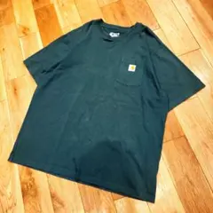 Carhartt カーハート グリーン Tシャツ XL コットン100％