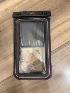 TOPK 防水ケース ブラック ストラップ付き