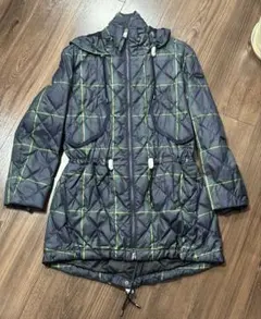 POLO チェックダウンコート