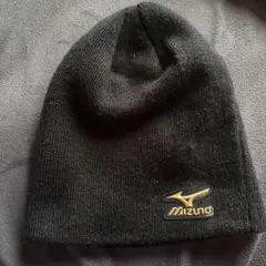 Mizuno Pro 黒 ニット帽 MAJOR QUALITY