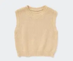 未使用品　UNIQLO ニット ノースリーブ ベビーベスト