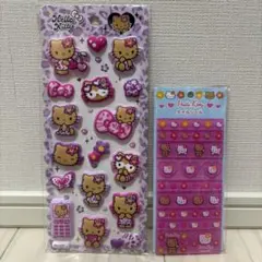 ハローキティー 日焼けキティー マシュマロシール タイルシール2枚セット