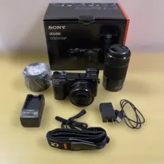 美品】SONY α6300 レンズキットとSEL18135レンズ！おまけ付 - メルカリ
