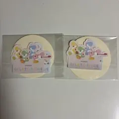 meets ジェラートピケ　マリオ　コラボ 特典ステッカー　ヨッシー　2個セット