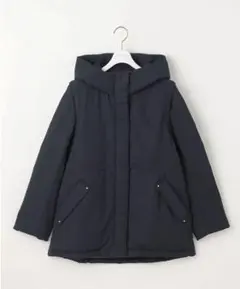 any SiS S 2WAYドロストフーディミドルダウン（ブラック）撥水 洗える