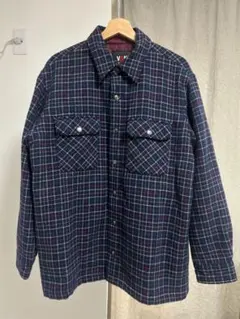 VAN Jacket キルティング チェックシャツジャケット 古着
