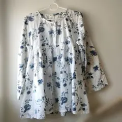 T'BIS STUDIO 綿100% ガーゼ風 花柄 ブラウスのサムネイル