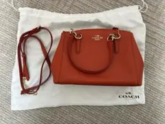 COACH ハンドバッグ2way【ショルダーストラップ付き】
