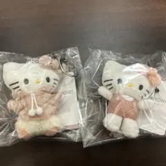 ハローキティ トイキーホルダー ピンクキルト　ポンポンピンク