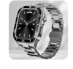 未使用新品　AppleWatch 45mm対応 耐衝撃ステンレス　サブマリーナ風のサムネイル
