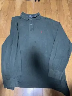 Polo by Ralph Lauren XXL 長袖ポロシャツ ダークグリーン